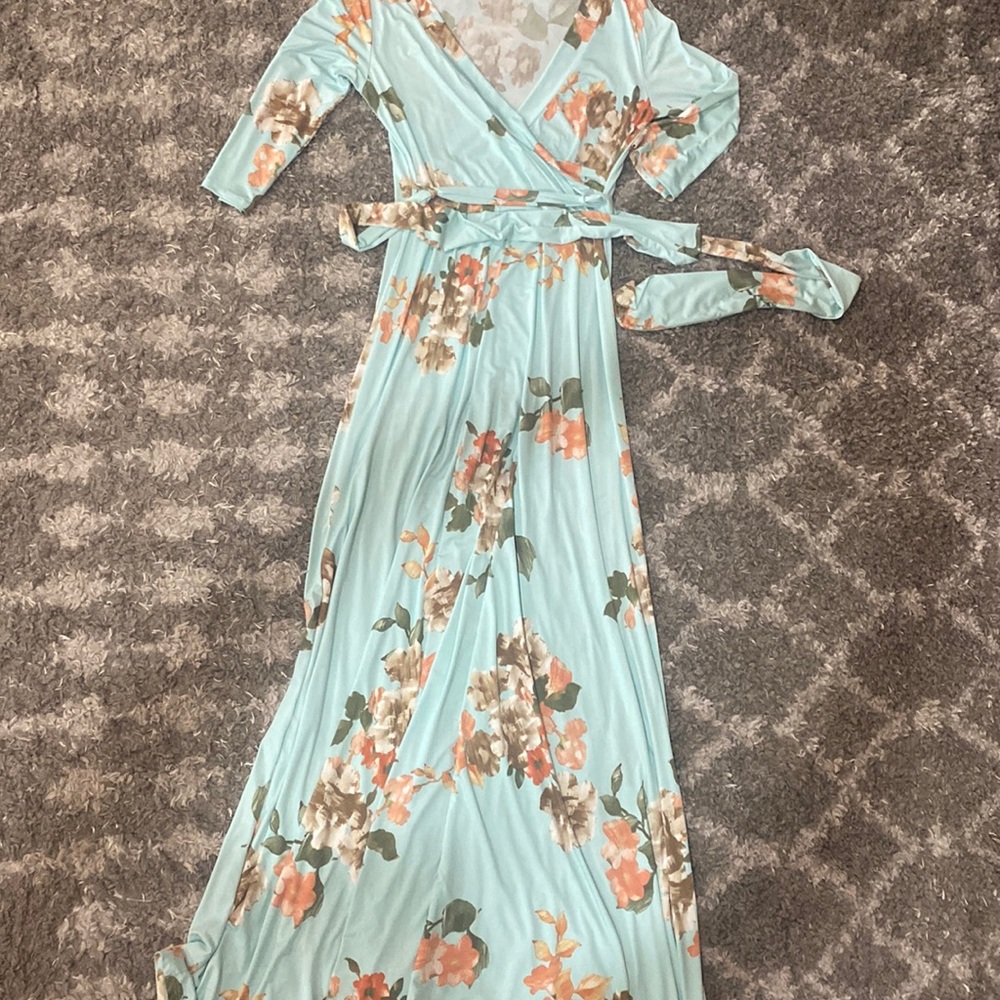 Wrap around Maxi dress
